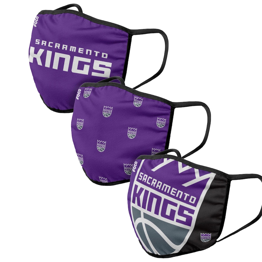 Adult Sacramento Kings 3Pack Dust mask with filter